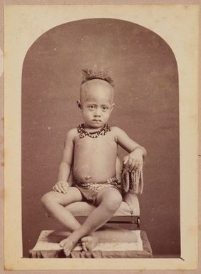 Young child. From the album: Tahiti, Samoa and New Zealand scenes