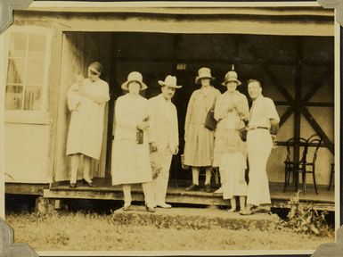 Group at the Methodist Mission, Davuilevu, Fiji, 1928