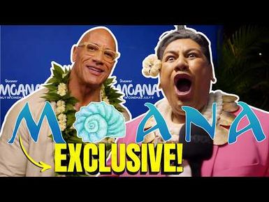*EXCLUSIVE* Interiew With The Rock At Moana Premiere | Keepin' It Fresh
