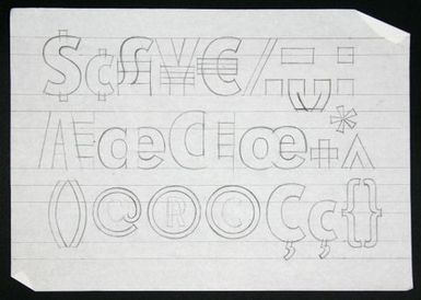 Churchward Legible Exbold Condensed 2002 Sketch