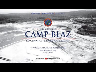 CAMP BLAZ Ceremony, January 26, 2023