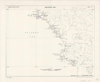 Solomon Islands 1:50,000: Beaufort Bay (Sheet 7)