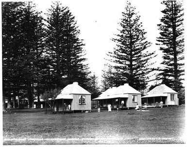 The married student houses at the Melanesian Mission, Norfolk Island
