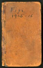 Field notes by William M. Mann, Fiji Islands, 1915-1916