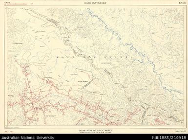 Papua New Guinea, Ramu, Road Inventory Series, Sheet 18, 1:250 000, 1967