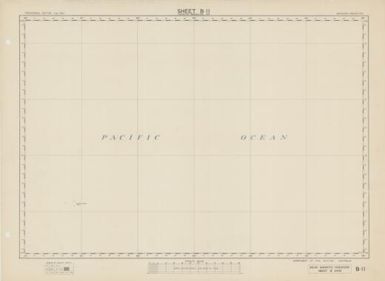 Australian aeronautical map (Sheet B11)