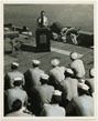 Chaplain conducts High Holy Day services in Hawaii, 1953