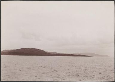 The island of Loh with Toga in background, Torres Islands, 1906 / J.W. Beattie
