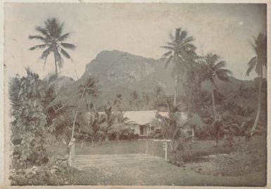 A house and bridge in the Cook Islands. From the album: Cook Islands