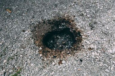 Hole in ground, Atafu, Tokelau