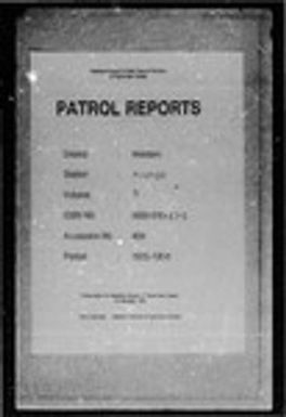 Patrol Reports. Western District, Kiunga, 1955 - 1958