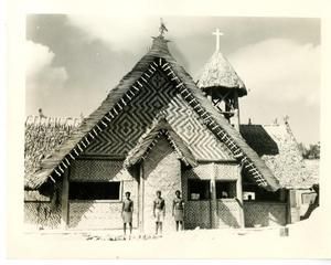 [Woven Memorial Chapel in Guadalcanal]