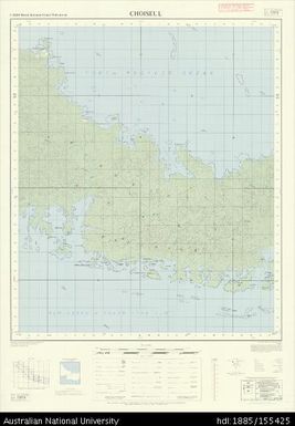 Solomon Islands, British Solomon Islands Protectorate, Choiseul, Series: X711, Sheet 7-157-6, 1971, 1:50 000