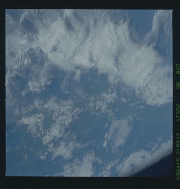 STS056-98-063 - STS-056 - Earth observations taken from Discovery during STS-56 mission