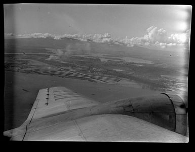 Airport seen from an aeroplane, Honolulu, Hawaii