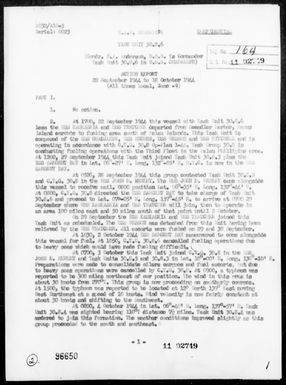 USS Guadalupe - Action Report in the Palau-Philippine Island Area, 9/22-10/18/1944