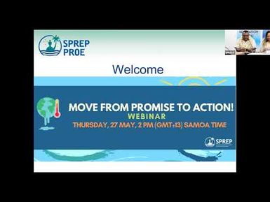 Climate change resilience webinar: Moving from Promises to Actions