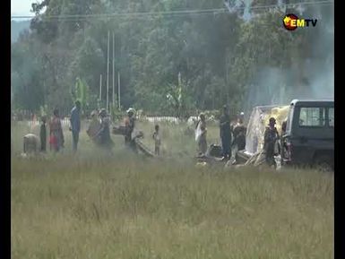 POLICE REMOVE REFUGEES