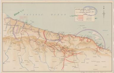 Aitape-Wewak campaign Nov. 1944-Aug. 1945. (Recto Aitape-Wewak campaign: Nov. 1944-Aug. 1945)