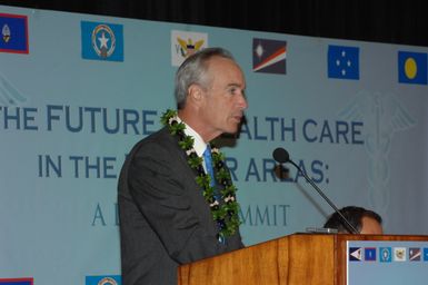 [Assignment: 48-DPA-09-29-08_SOI_K_Isl_Conf_AM] Insular Areas Health Summit [("The Future of Health Care in the Insular Areas: A Leaders Summit") at the Marriott Hotel in] Honolulu, Hawaii, where Interior Secretary Dirk Kempthorne [joined senior federal health officials and leaders of the U.S. territories and freely associated states to discuss strategies and initiatives for advancing health care in those communinties [48-DPA-09-29-08_SOI_K_Isl_Conf_AM_IOD_4730.JPG]