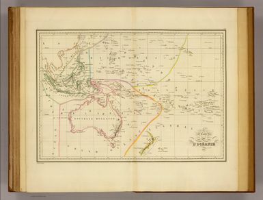 Carte de l'Oceanie, 1835. No. 53. Grave par Thierry.