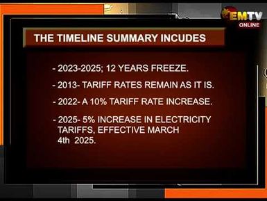 PPL 5% TARRIF INCREASE