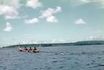 Bonito canoe at sea