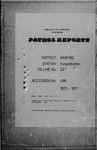 Patrol Reports. Morobe District, Finschhafen, 1970 - 1971