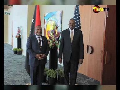 US DEFENCE SECRETARY VISITS