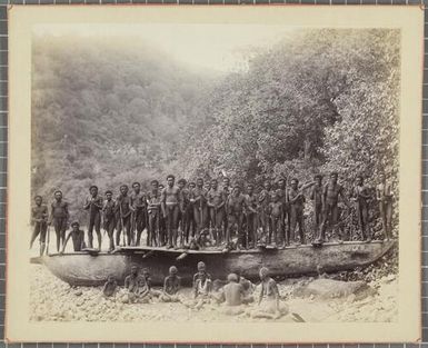 Natives at Ambrym, New Hebrides [Vanuatu]