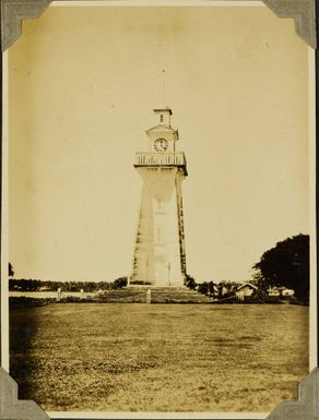 Clocktower at Apia, Samoa, 1928