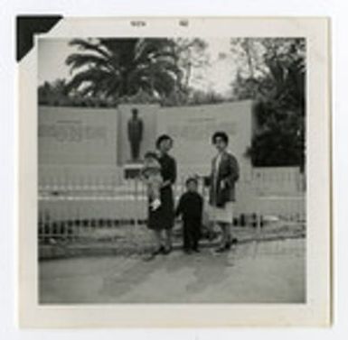 Betty Takamori with women and children