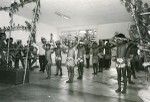 Special school of Moria. The pupils of the centre play a show for the Governor of the French Polynesia