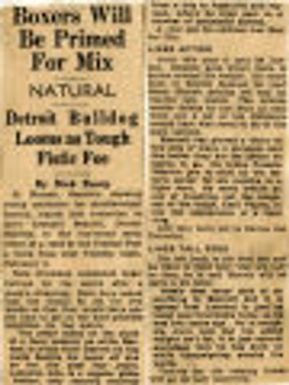 Boxers Will Be Primes For Mix. Northwest History. State History. Box 218. State History, Sports, Archery, Dog Racing.