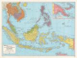 Robinson's popular map no. 316, Indonesia, Malaysia, Vietnam, and adjoining countries.