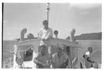 Group on boat