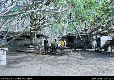 View of Edwin's store in his village near Wapolu