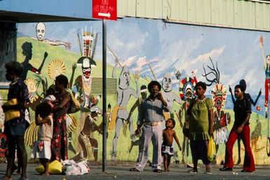 Papua New Guinea: Bus Stop