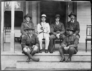 Group portrait of NZEF doctors and dentists
