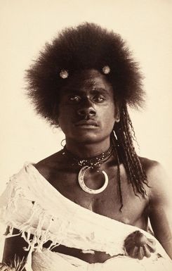 Portrait of a man, Fidji Islands