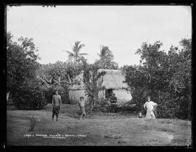 Tongan village, Neiafu, Vavau