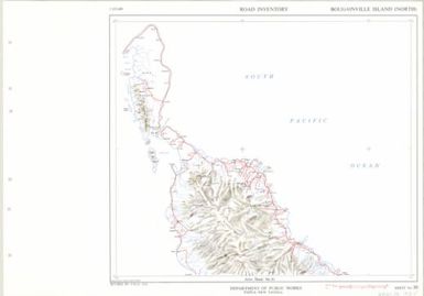 Papua New Guinea road inventory, July 1975: Bougainville Island (North) (Sheet 50)