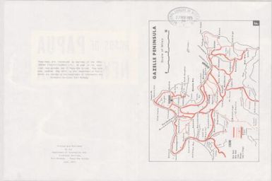 Roads of Papua New Guinea (Sheet NW)