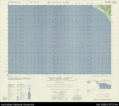 Solomon Islands, Guadalcanal Island, Tangiata River, Series: X713, Sheet 7828 II, 1960, 1:50 000