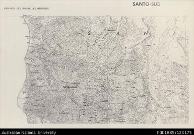 Vanuatu, Espiritu Santo, Santo-Sud (South), Sheet 1