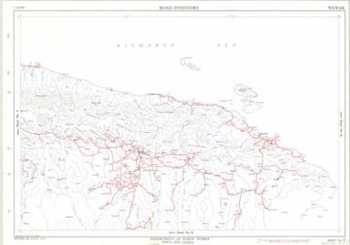 Papua New Guinea road inventory, July 1975: Wewak (Sheet 9)