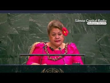 Saunoaga ‘a le Afioga ‘i le Sui Palemia Hon. Mulipola Anarosa Ale Molio’o - Mālō ‘Aufa’atasi