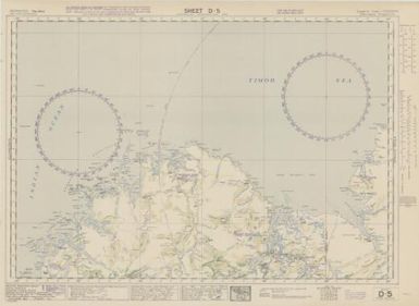 Australian aeronautical map (Sheet D5)