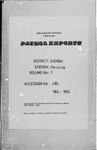 Patrol Reports. Chimbu District, Kerowagi, 1954 - 1955