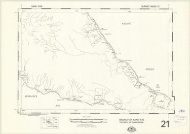 Milinch of ... : fourmil of ... (21 - Fourmil of Namatanai - Milinch of Karu NW)